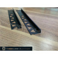 Aluminum Profiles L Shape Trims for Tile with Anodized Black Color